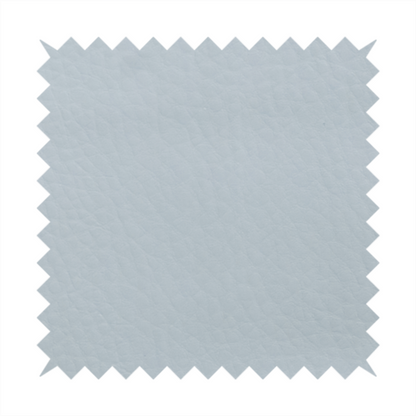 Gorizia Faux Leather Plain Grain Effect In White Colour Upholstery Fabric CTR-1433