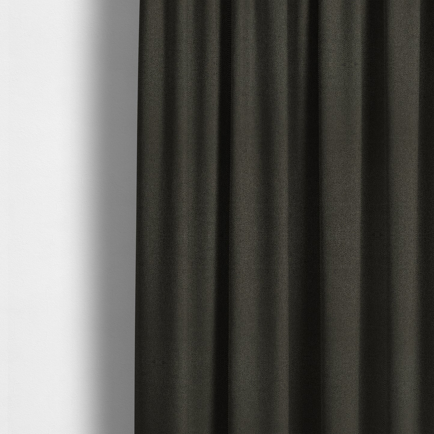 Bali Soft Texture Plain Water Repellent Black Upholstery Fabric CTR-1435 - Made To Measure Curtains