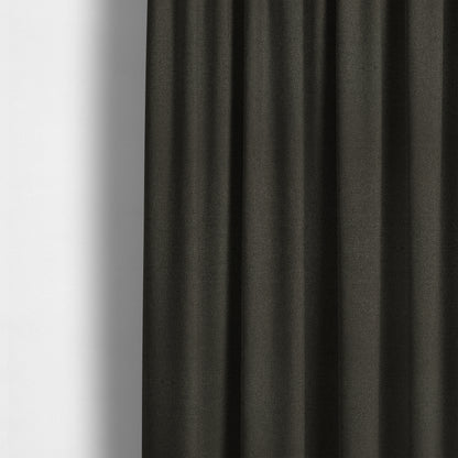 Bali Soft Texture Plain Water Repellent Black Upholstery Fabric CTR-1435 - Made To Measure Curtains