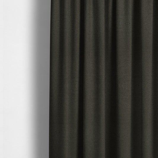 Bali Soft Texture Plain Water Repellent Black Upholstery Fabric CTR-1435 - Made To Measure Curtains