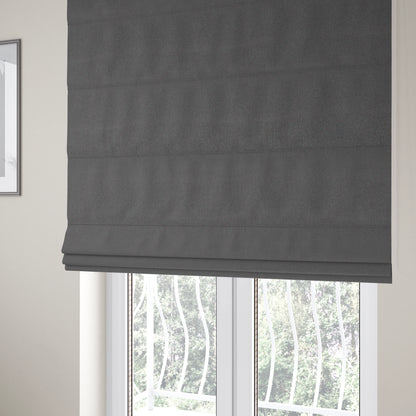 Summer Textured Weave Clean Easy Grey With Purple Upholstery Fabric CTR-1440 - Roman Blinds