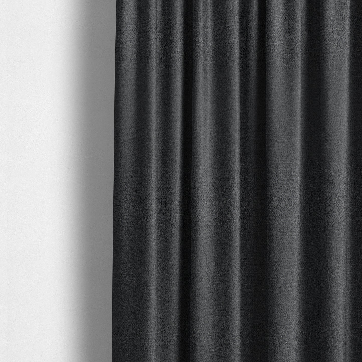 Summer Textured Weave Clean Easy Black Upholstery Fabric CTR-1447 - Made To Measure Curtains