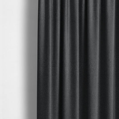 Summer Textured Weave Clean Easy Black Upholstery Fabric CTR-1447 - Made To Measure Curtains