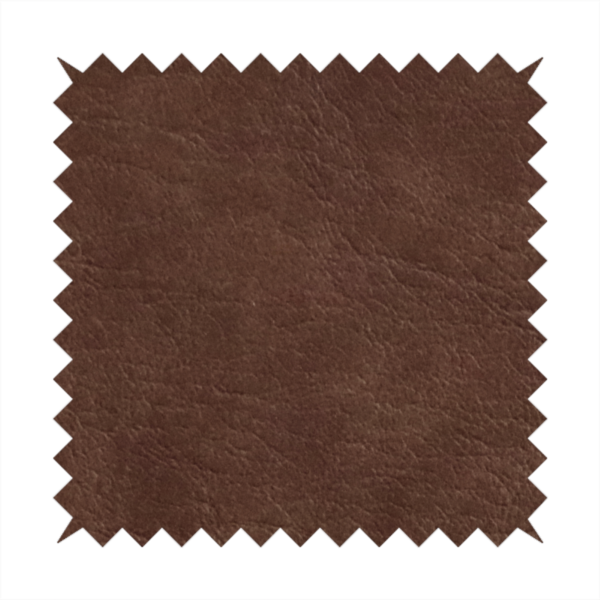 Palermo Faux Leather Aged Effect In Mocha Colour Upholstery Fabric CTR-1450