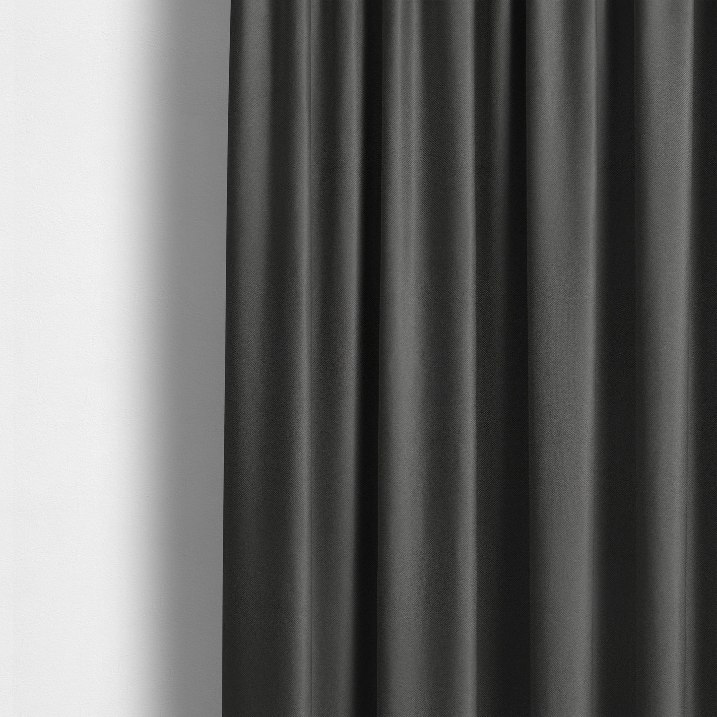 Dabhel Plain Weave Water Repellent Black Upholstery Fabric CTR-1457 - Made To Measure Curtains