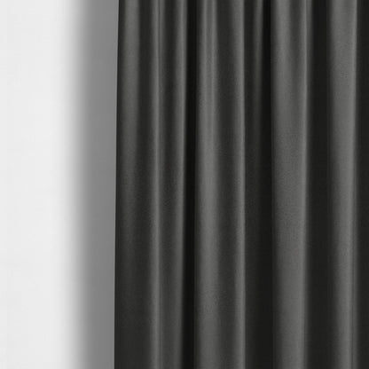 Dabhel Plain Weave Water Repellent Black Upholstery Fabric CTR-1457 - Made To Measure Curtains