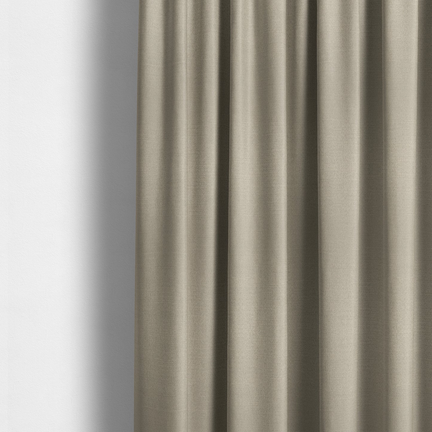 Sydney Linen Effect Chenille Plain Water Repellent Beige Upholstery Fabric CTR-1459 - Made To Measure Curtains