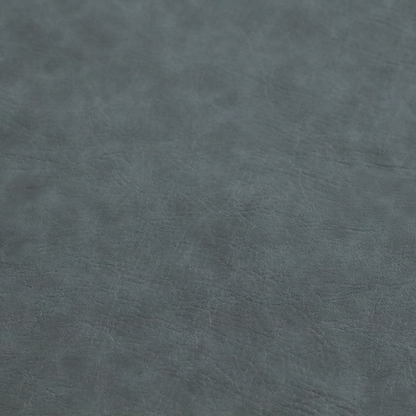 Palermo Faux Leather Aged Effect In Grey Colour Upholstery Fabric CTR-1460