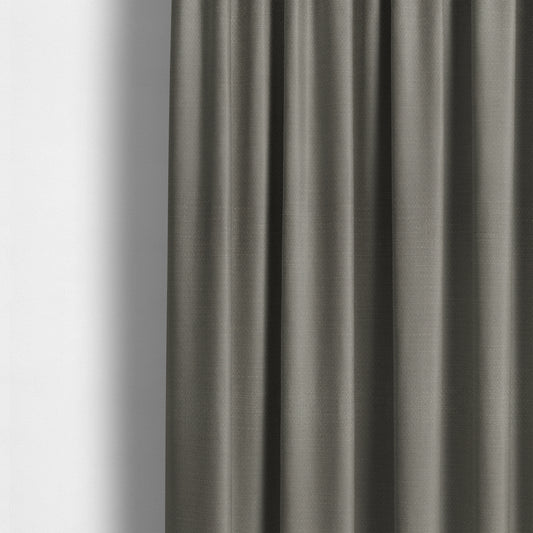 Sydney Linen Effect Chenille Plain Water Repellent Brown Upholstery Fabric CTR-1460 - Made To Measure Curtains