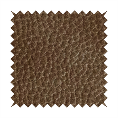 Ortona Faux Leather Malted Effect In Light Brown Colour Upholstery Fabric CTR-1463