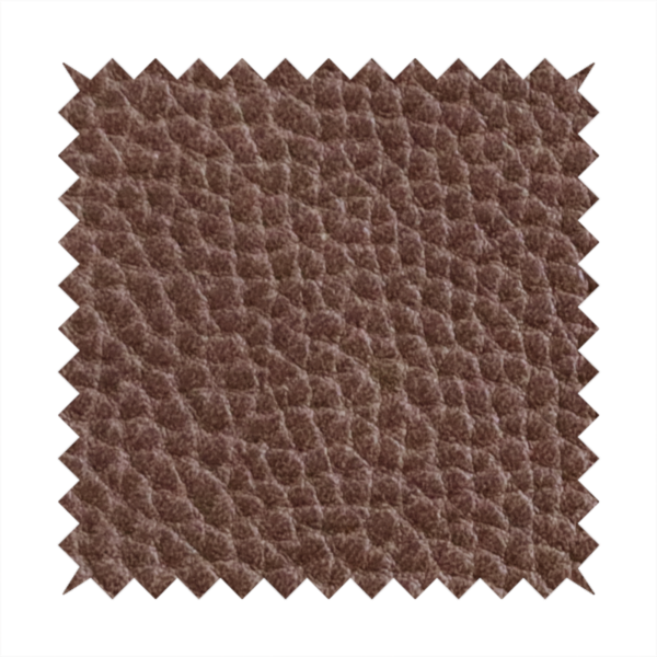 Ortona Faux Leather Malted Effect In Tan Brown Colour Upholstery Fabric CTR-1464