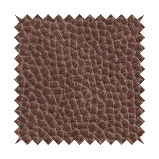 Ortona Faux Leather Malted Effect In Tan Brown Colour Upholstery Fabric CTR-1464