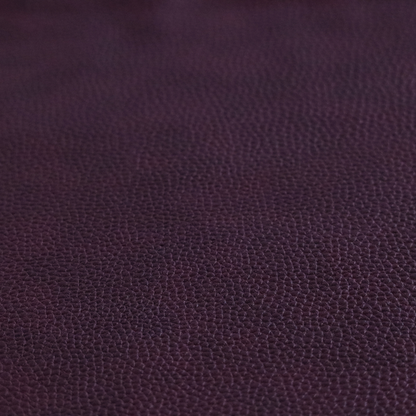Ortona Faux Leather Malted Effect In Purple Colour Upholstery Fabric CTR-1468