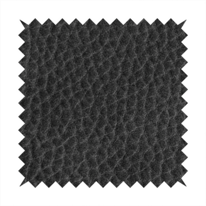 Ortona Faux Leather Malted Effect In Grey Colour Upholstery Fabric CTR-1469