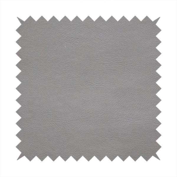 Sulmona Faux Leather Smooth Effect In Light Grey Upholstery Fabric CTR-1472