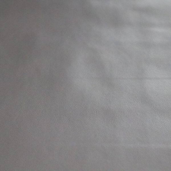 Sulmona Faux Leather Smooth Effect In Light Grey Upholstery Fabric CTR-1472