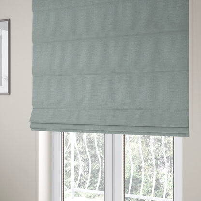 Boston Flat Weave Sky Blue Recycled Upholstery Fabric CTR-1475 - Roman Blinds