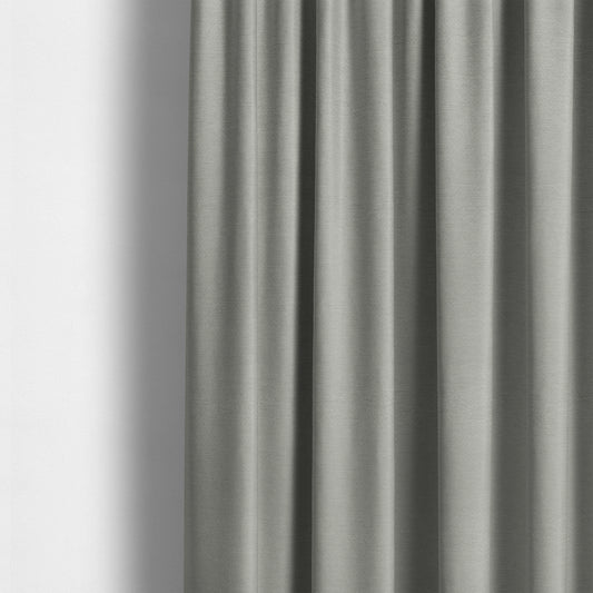 Boston Flat Weave White Silver Recycled Upholstery Fabric CTR-1476 - Made To Measure Curtains