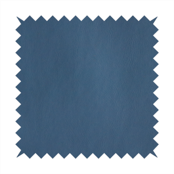 Sulmona Faux Leather Smooth Effect In Teal Blue Colour Upholstery Fabric CTR-1478