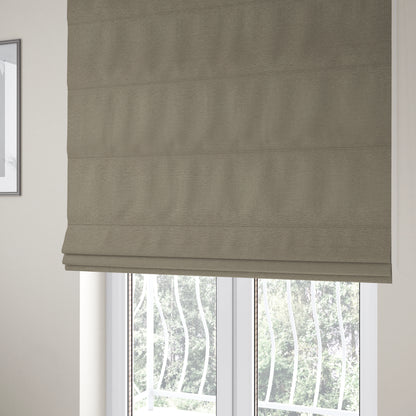 Boston Flat Weave Brown Recycled Upholstery Fabric CTR-1480 - Roman Blinds