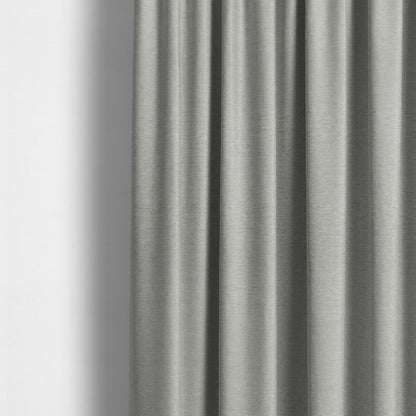 Boston Flat Weave Grey Recycled Upholstery Fabric CTR-1485 - Made To Measure Curtains