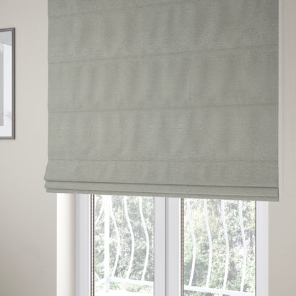 Boston Flat Weave Grey Recycled Upholstery Fabric CTR-1485 - Roman Blinds