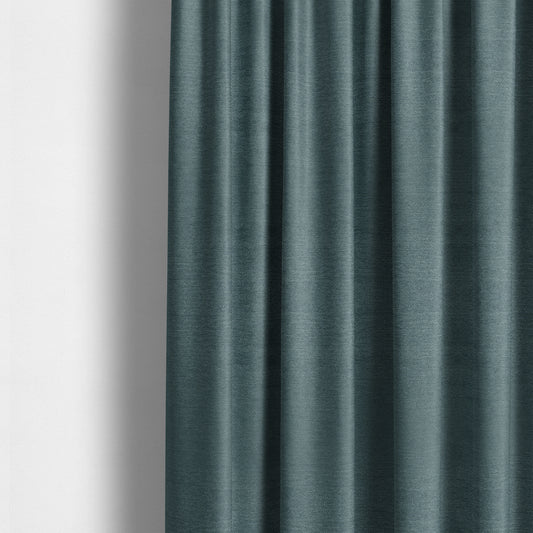 Miami Soft Plain Weave Water Repellent Blue Upholstery Fabric CTR-1491 - Made To Measure Curtains