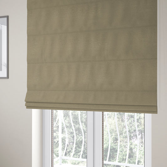 Miami Soft Plain Weave Water Repellent Brown Upholstery Fabric CTR-1498 - Roman Blinds