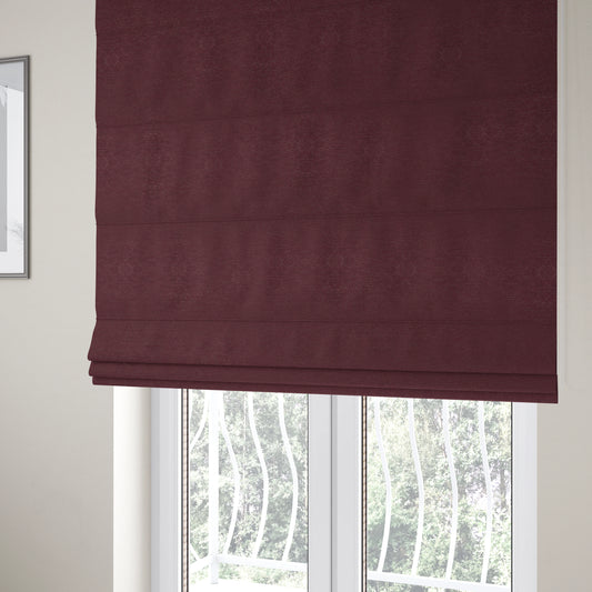 Miami Soft Plain Weave Water Repellent Purple Upholstery Fabric CTR-1503 - Roman Blinds