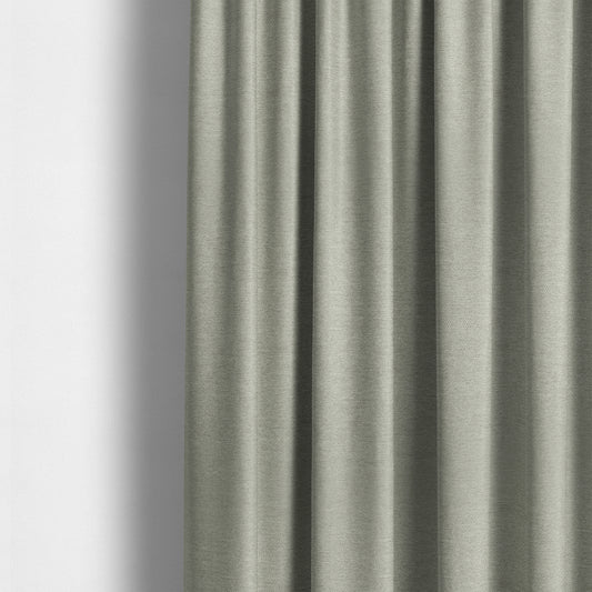 Miami Soft Plain Weave Water Repellent Silver Upholstery Fabric CTR-1504 - Made To Measure Curtains