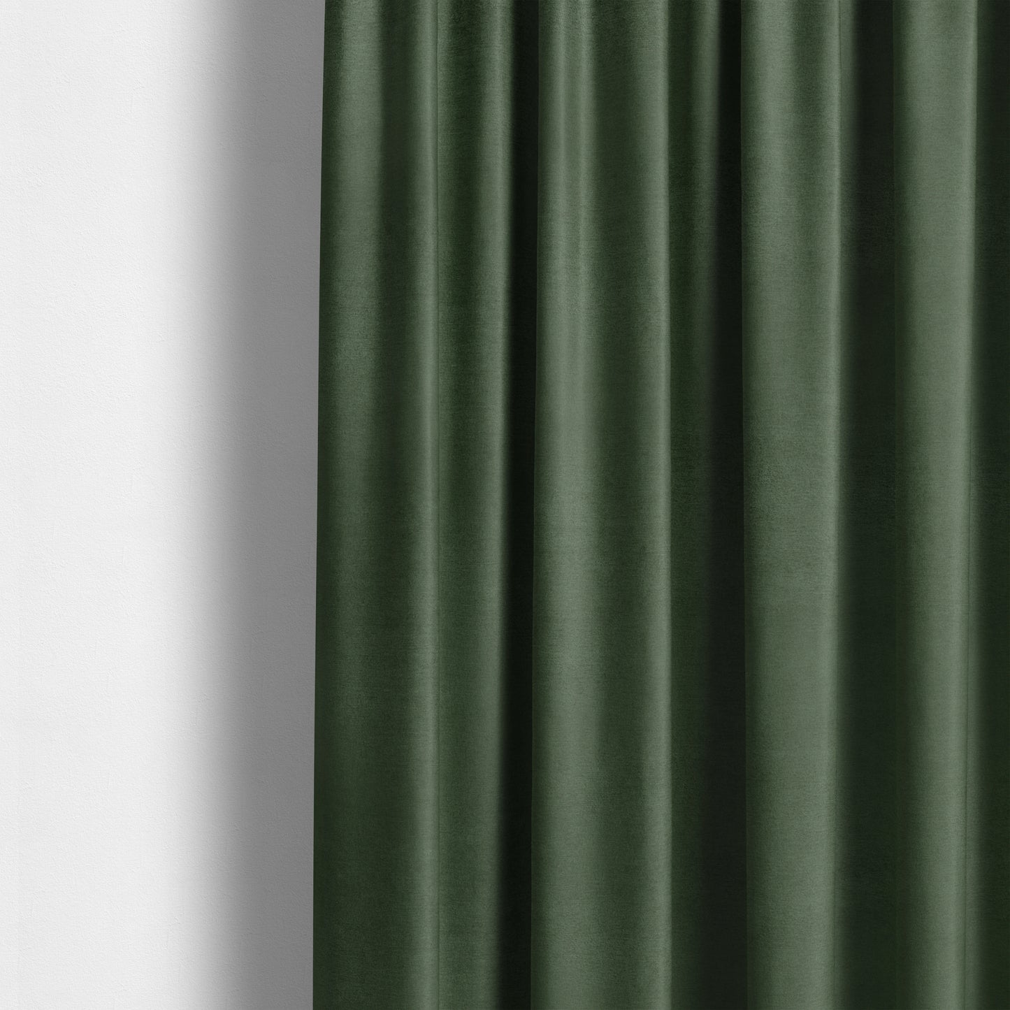 Melbourne Chenille Plain Green Upholstery Fabric CTR-1514 - Made To Measure Curtains