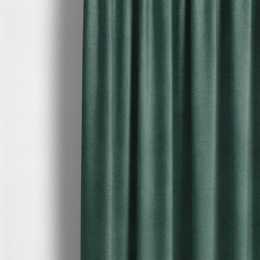 Melbourne Chenille Plain Emerald Green Upholstery Fabric CTR-1515 - Made To Measure Curtains