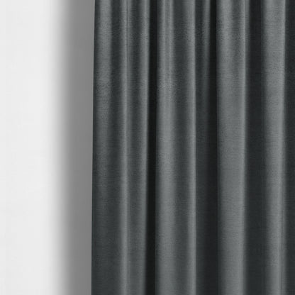 Melbourne Chenille Plain Grey Upholstery Fabric CTR-1526 - Made To Measure Curtains