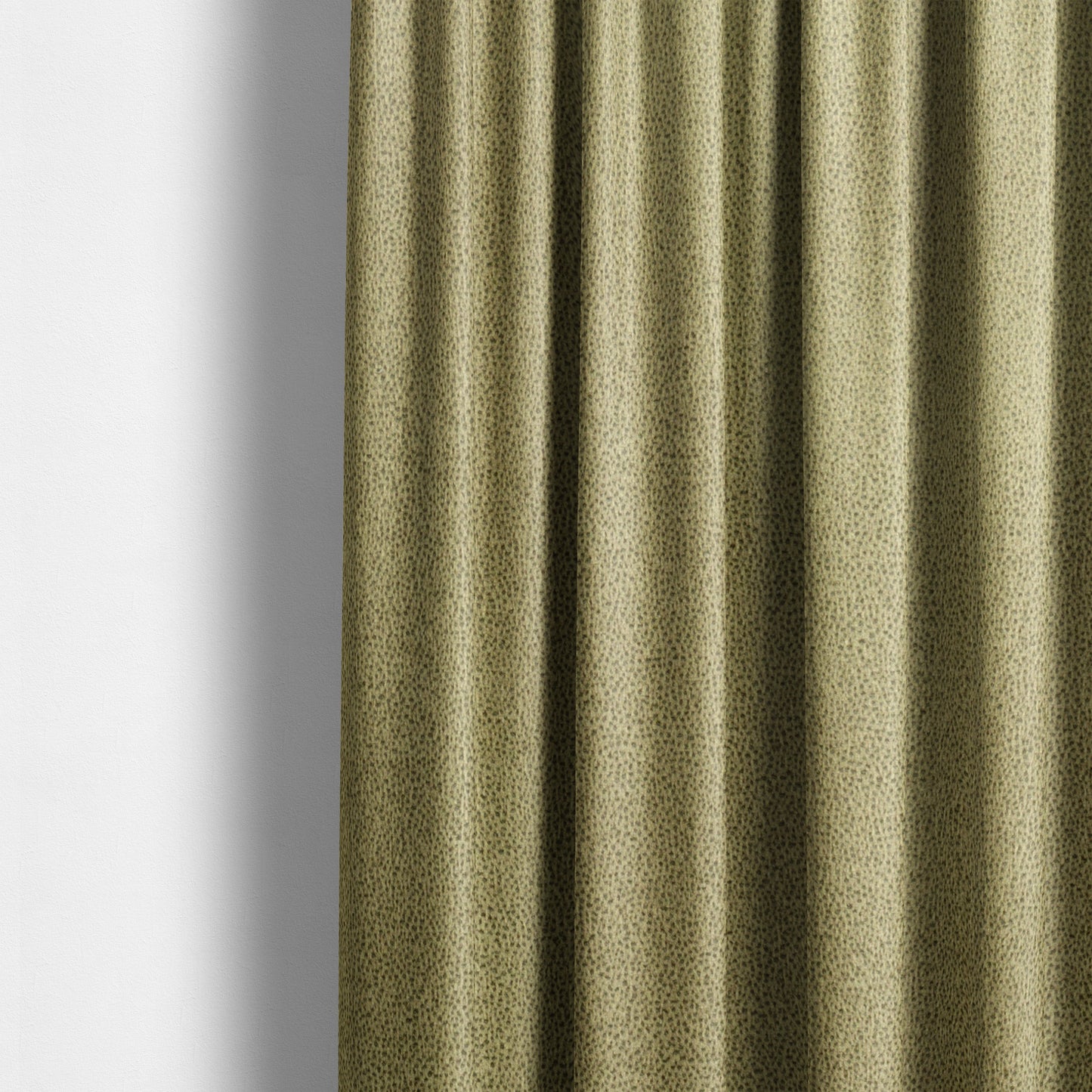 Wilson Soft Suede Green Colour Upholstery Fabric CTR-1528 - Made To Measure Curtains