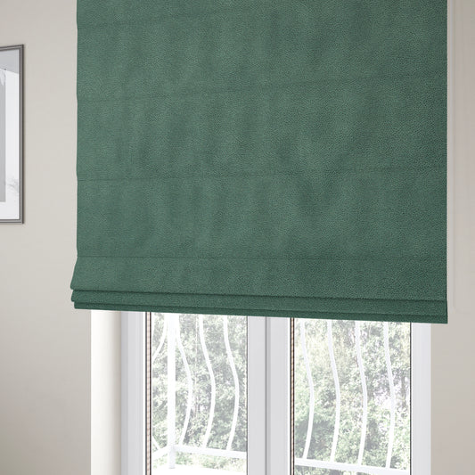 Wilson Soft Suede Aqua Colour Upholstery Fabric CTR-1531 - Roman Blinds