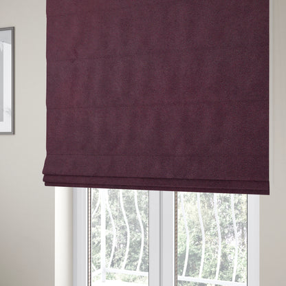 Wilson Soft Suede Purple Colour Upholstery Fabric CTR-1540 - Roman Blinds