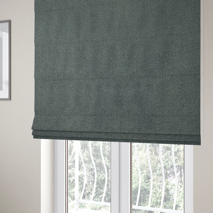 Wilson Soft Suede Grey Colour Upholstery Fabric CTR-1546 - Roman Blinds