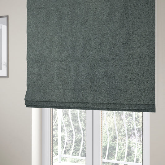 Wilson Soft Suede Grey Colour Upholstery Fabric CTR-1546 - Roman Blinds