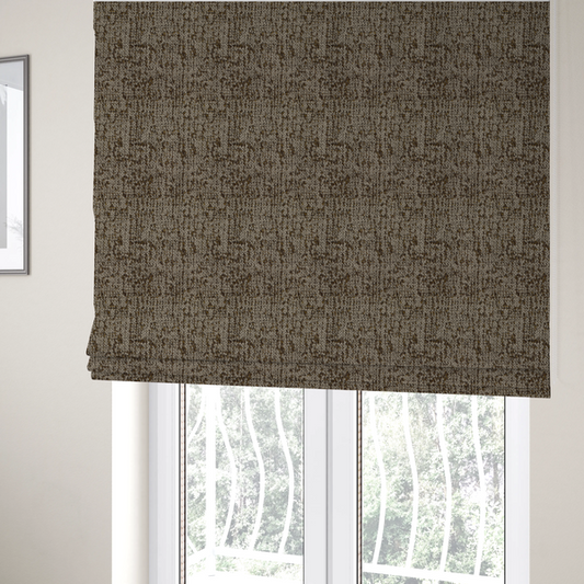 Wellington Chunky Chenille Weave Upholstery Fabric Silver Colour CTR-155 - Roman Blinds