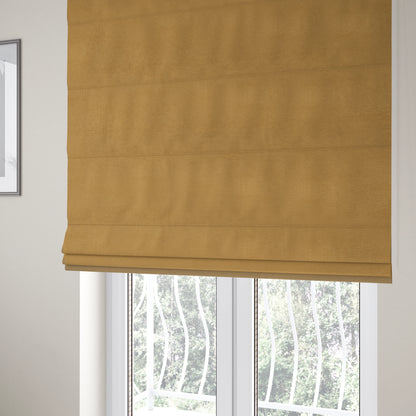 Windsor Soft Basket Weave Clean Easy Golden Yellow Upholstery Fabric CTR-1552 - Roman Blinds