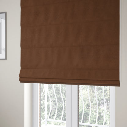 Windsor Soft Basket Weave Clean Easy Burnt Orange Upholstery Fabric CTR-1554 - Roman Blinds