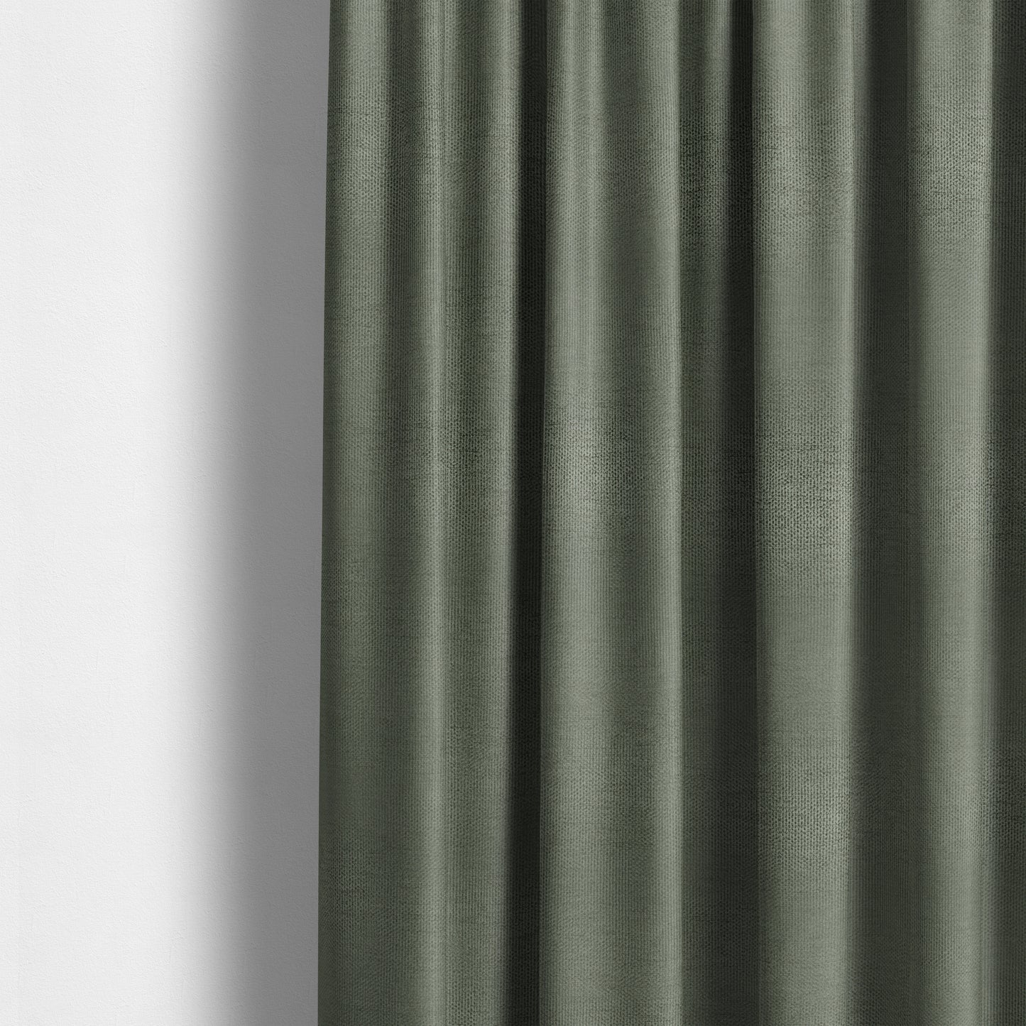 Windsor Soft Basket Weave Clean Easy Green Upholstery Fabric CTR-1558 - Made To Measure Curtains