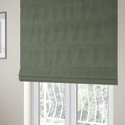 Windsor Soft Basket Weave Clean Easy Green Upholstery Fabric CTR-1558 - Roman Blinds