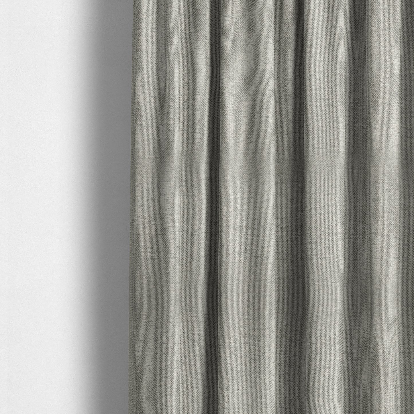 Windsor Soft Basket Weave Clean Easy Silver Upholstery Fabric CTR-1564 - Made To Measure Curtains