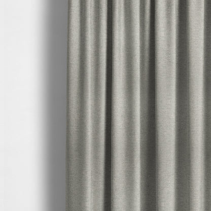 Windsor Soft Basket Weave Clean Easy Silver Upholstery Fabric CTR-1564 - Made To Measure Curtains