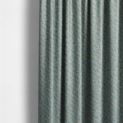 Sunrise Textured Chenille Clean Easy Blue Upholstery Fabric CTR-1570 - Made To Measure Curtains