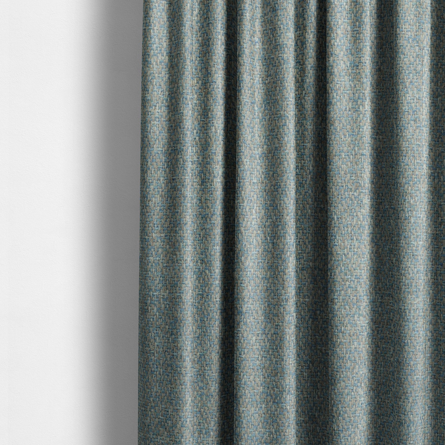 Sunrise Textured Chenille Clean Easy Blue Upholstery Fabric CTR-1571 - Made To Measure Curtains