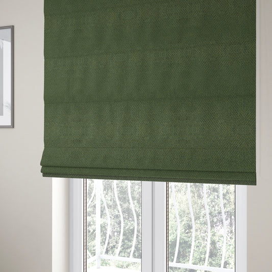 Sunrise Textured Chenille Clean Easy Green Blue Upholstery Fabric CTR-1574 - Roman Blinds