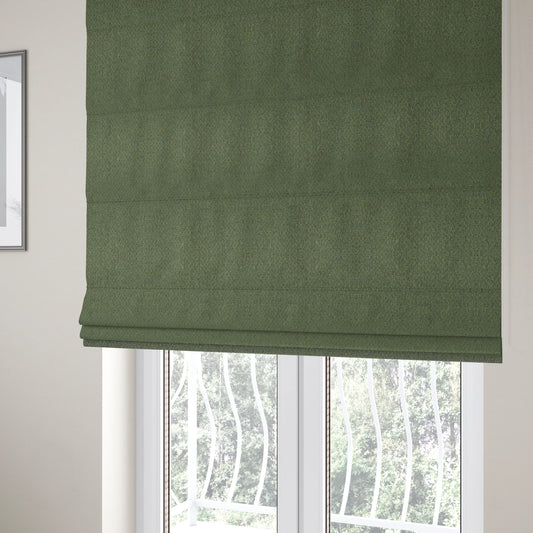 Sunrise Textured Chenille Clean Easy Green Blue Upholstery Fabric CTR-1575 - Roman Blinds