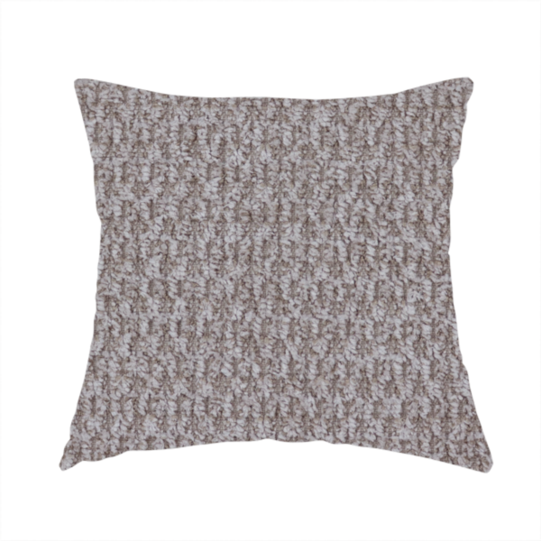 Chicago Bobble Effect Chenille Upholstery Fabric Oatmeal Colour CTR-1576 - Handmade Cushions